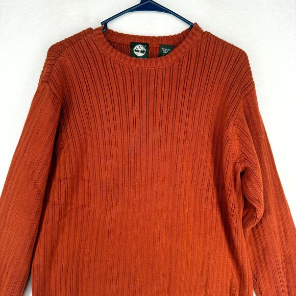 Timberland 100% Cotton Dark‎ Red Sweater Womens Size M - Picture 6 of 9